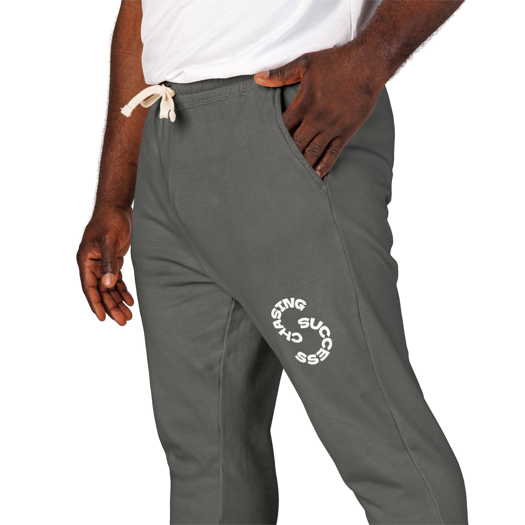 floral 's' joggers — garment dyed fleece sweatpants floral 's' joggers — garment dyed fleece sweatpants