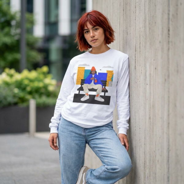 streetwear graphic long sleeve tee