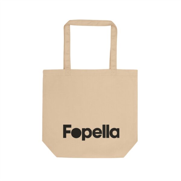 fopella logo eco tote bag