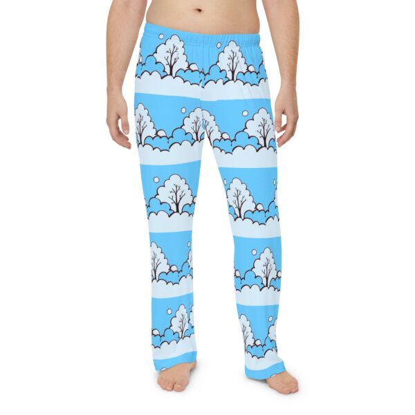 men's winter trees pajama pants